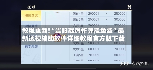 教程更新!“贵阳捉鸡作弊挂免费	”最新透视辅助软件详细教程官方版下载-第1张图片
