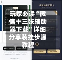 玩家必读“微信十三张辅助器下载	”详细分享装挂步骤教程-第1张图片