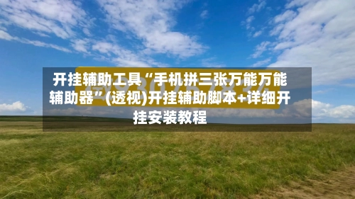 开挂辅助工具“手机拼三张万能万能辅助器”(透视)开挂辅助脚本+详细开挂安装教程-第1张图片