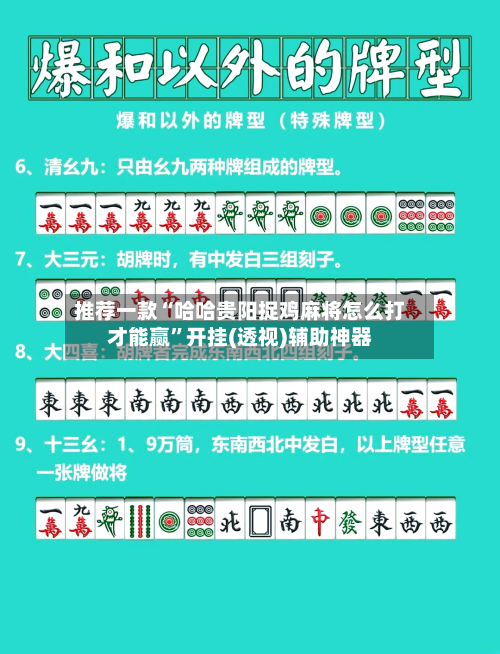 推荐一款“哈哈贵阳捉鸡麻将怎么打才能赢”开挂(透视)辅助神器-第1张图片