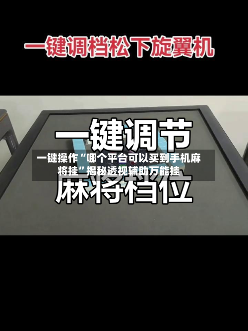 一键操作“哪个平台可以买到手机麻将挂	”揭秘透视辅助万能挂-第1张图片