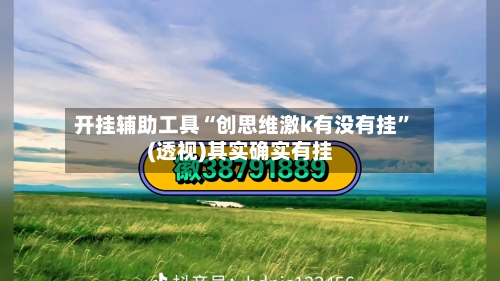 开挂辅助工具“创思维激k有没有挂”(透视)其实确实有挂-第1张图片