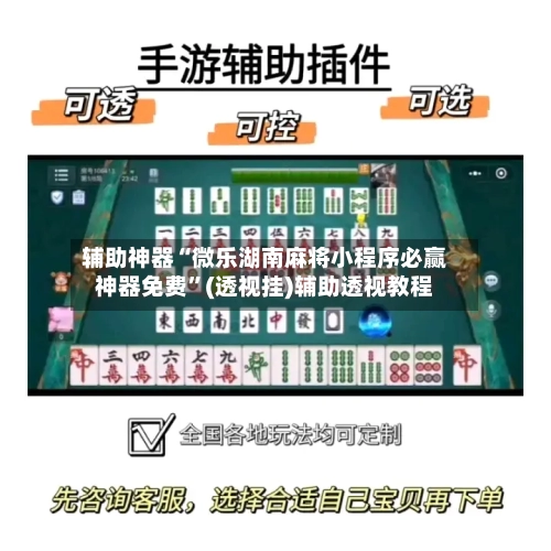 辅助神器“微乐湖南麻将小程序必赢神器免费”(透视挂)辅助透视教程-第1张图片