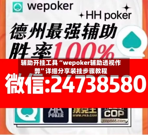辅助开挂工具“wepoker辅助透视作弊”详细分享装挂步骤教程-第1张图片